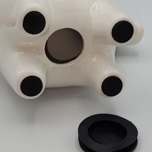 Custom Rainbow Unicorn Bank "Ashley" in Gold- White Ceramic Piggy Bank with Name - Picture 6 of 9